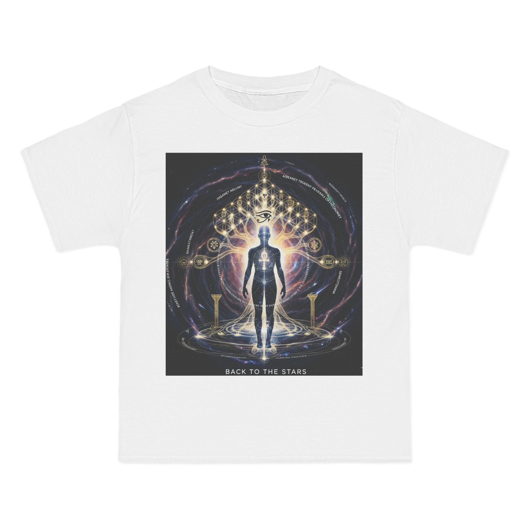 Cosmic Spirit T-Shirt – Universal Energy Tee, Chakra Shirt, Spiritual Apparel