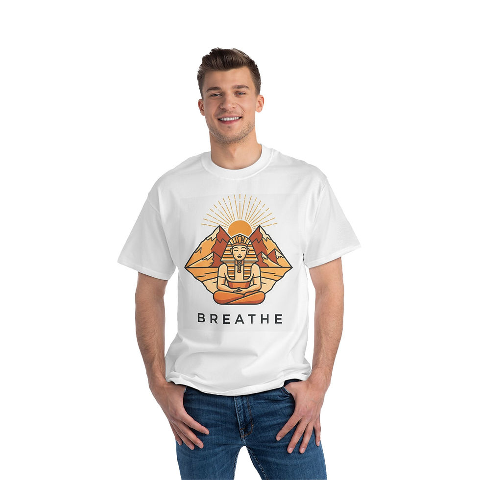 Thumbnail: Meditative Mountain T-Shirt |  Breathe Training Tee, Gift for Mindfulness