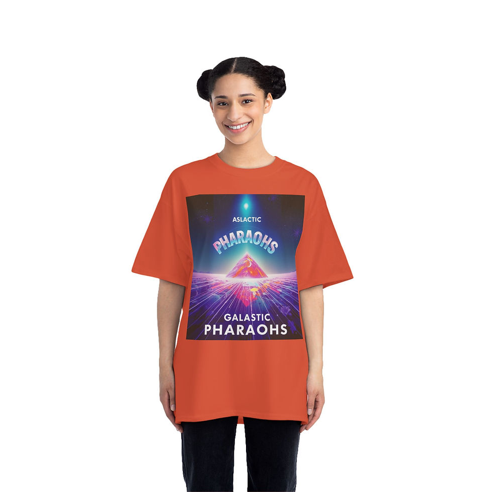 Thumbnail: Galactic Pharaohs Graphic T-Shirt | Retro Aesthetic Apparel