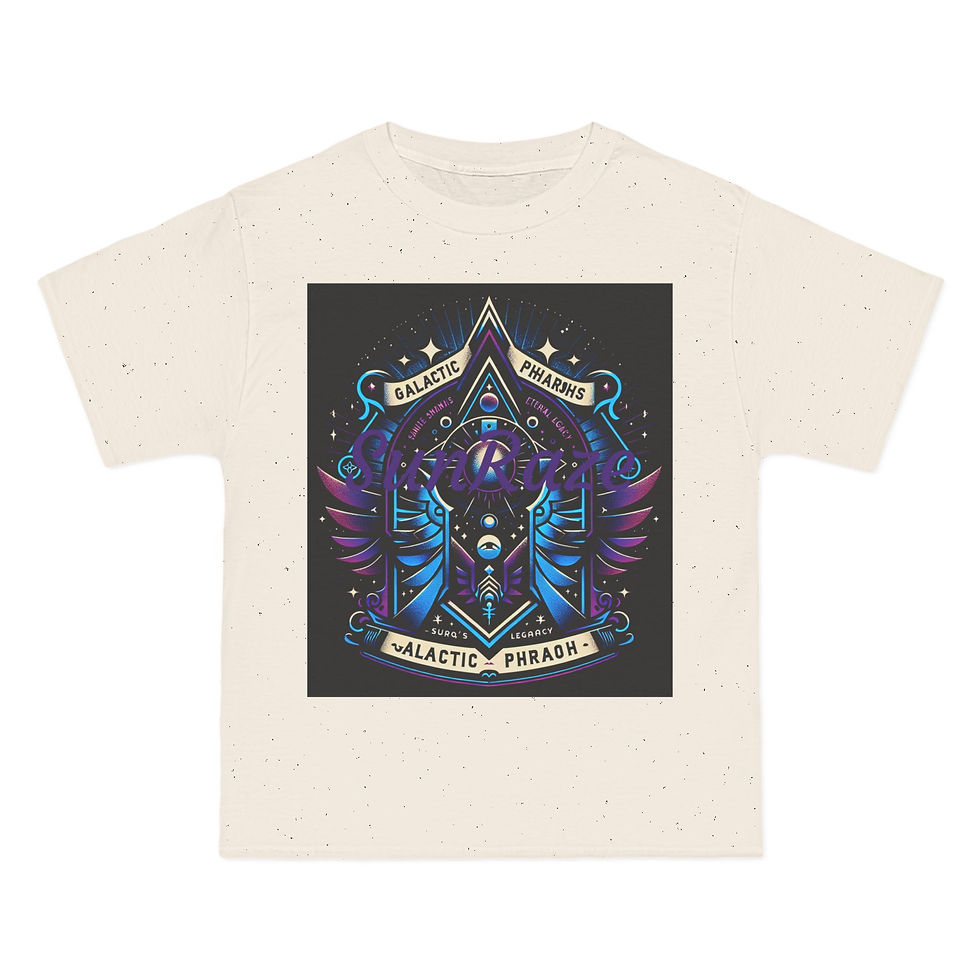 Thumbnail: Galactic Pharaohs T-Shirt - Unique Art for Space Lovers & Proud Natives