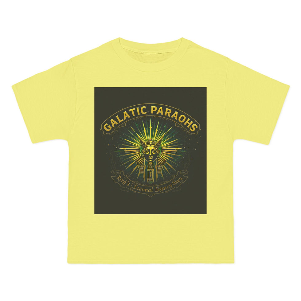 Thumbnail: Galactic Paraohs Short-Sleeve T-Shirt - Unique Graphic Tee for Nuwaupians