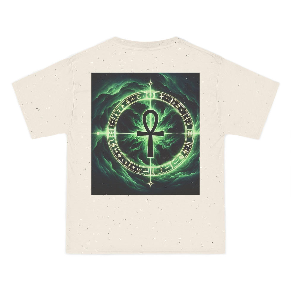 Thumbnail: Spiritual Energy T-Shirt with Ankh Design