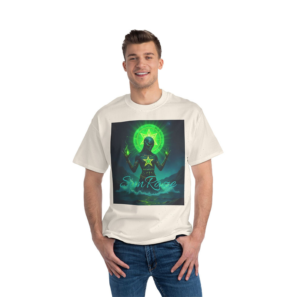 Thumbnail: Galactic Confideration Short-Sleeve T-Shirt - Alien Art Design