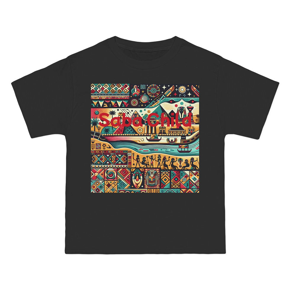 Thumbnail: Colorful Cultural Beefy-T® Short-Sleeve T-Shirt - 'Sabe Chila' Design