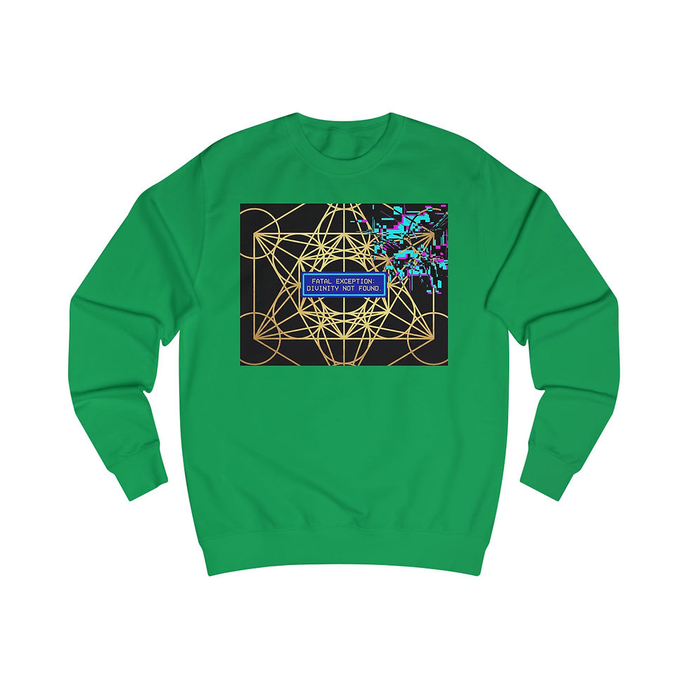 Miniature : Geometric Sacred-Geometry Sweatshirt — SunRaze Graphic Crewneck