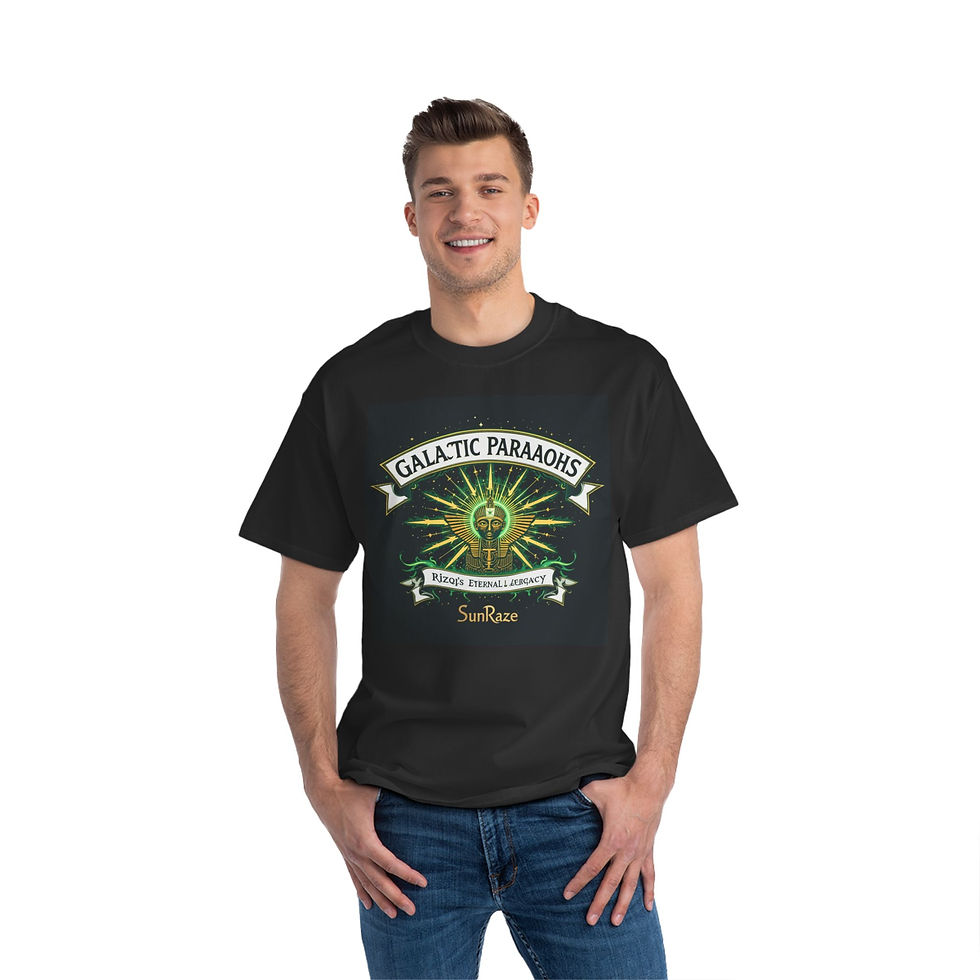 Thumbnail: Galactic Paraaohs Graphic Tee - Short Sleeve T-Shirt for Space Lovers