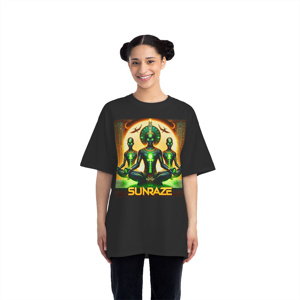 Thumbnail: Mystical Sunraze T-Shirt | Vibrant Spiritual Design for Meditation & Mindfulness