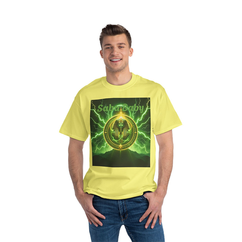 縮圖：Saba Baby Graphic Short-Sleeve T-Shirt - Casual Streetwear for Music Lovers
