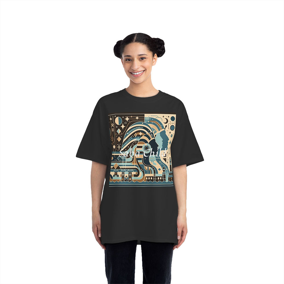 Thumbnail: SunRaze Short-Sleeve T-Shirt -  Space Vibes, Unisex Tee for Astrology Lovers