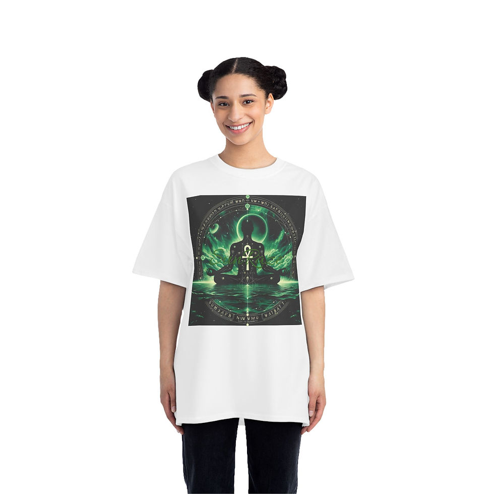 Thumbnail: Meditative Energy Beefy-T® Short-Sleeve T-Shirt - Spiritual Graphic Tee