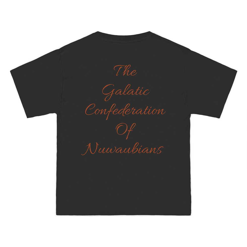 Thumbnail: Galactic Pharaohs Short-Sleeve T-Shirt - Unique Vintage Graphic Tee 