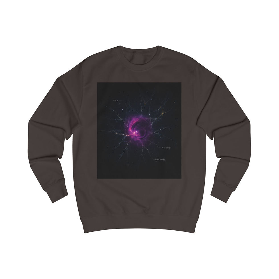 الصورة المصغرة: Galaxy Vortex Sweatshirt — SunRaze Sci‑Fi Space Graphic Crewneck