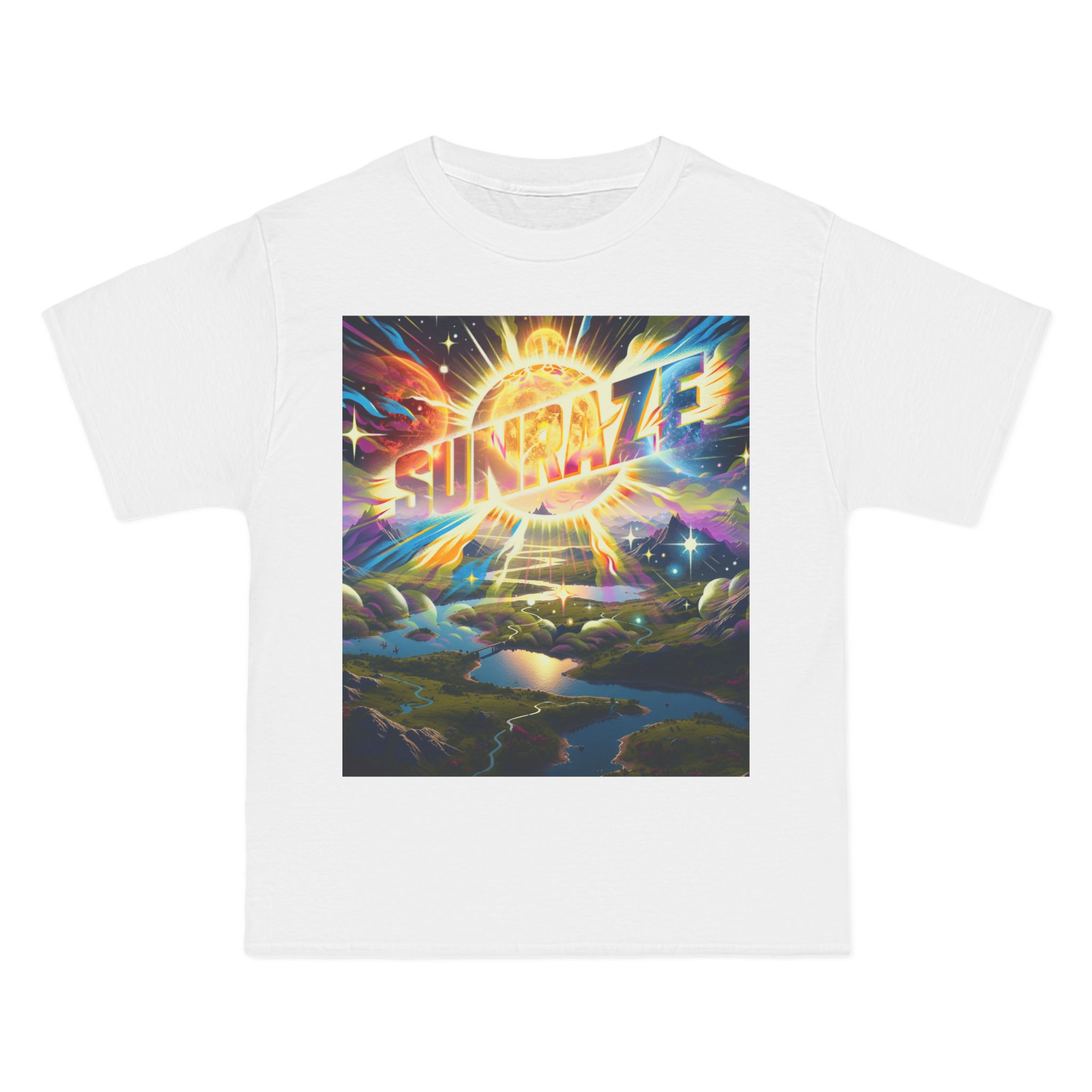 SunRaze Inspirational T-Shirt, Artistic Tee, Motivational Gift