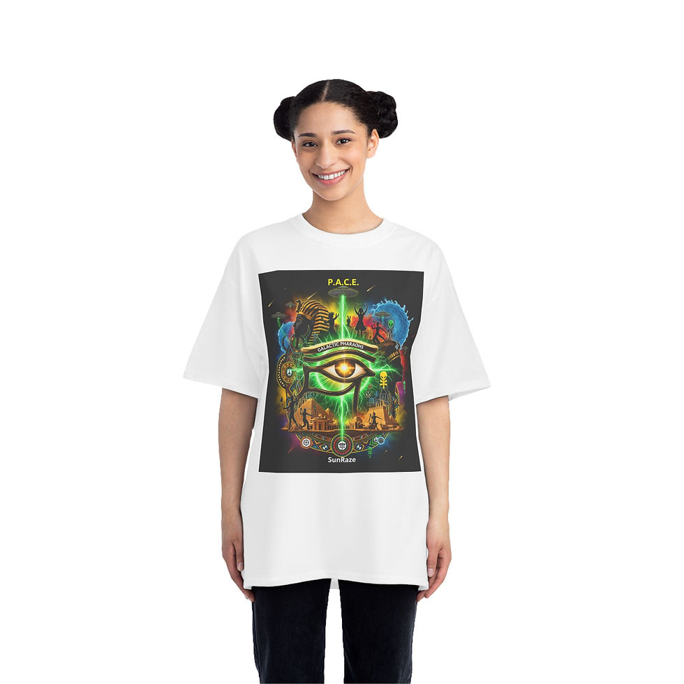Thumbnail: Eye of Wisdom Graphic Tee, Spiritual T-Shirt, Egyptian Art Shirt, Festival Wear