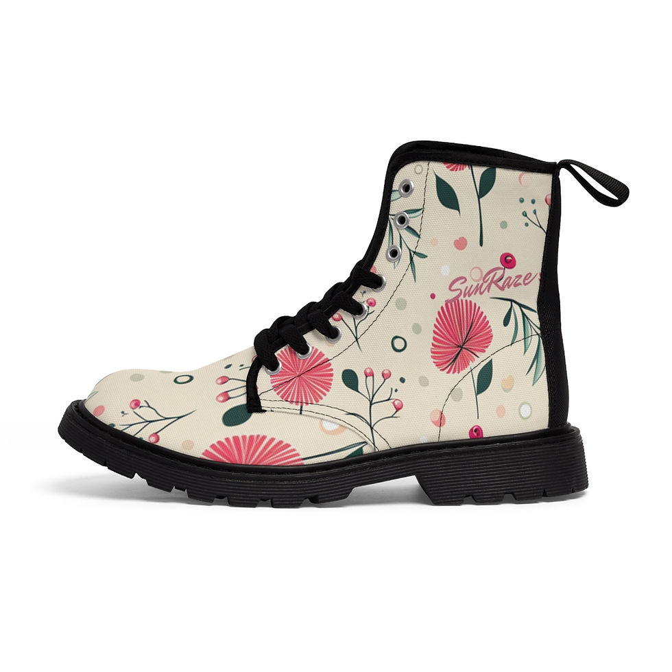 Thumbnail: SunRaze Women's Canvas Boots