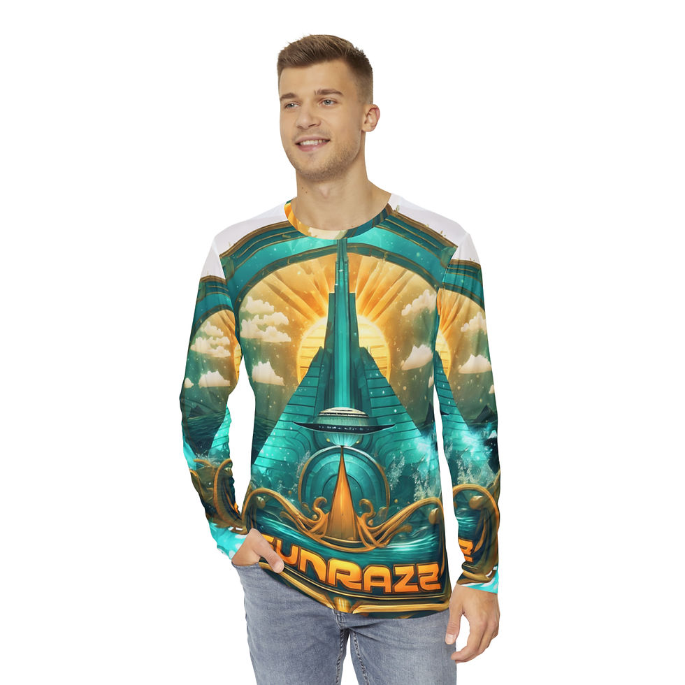 Thumbnail: SunRaze Men's Long Sleeve Shirt 