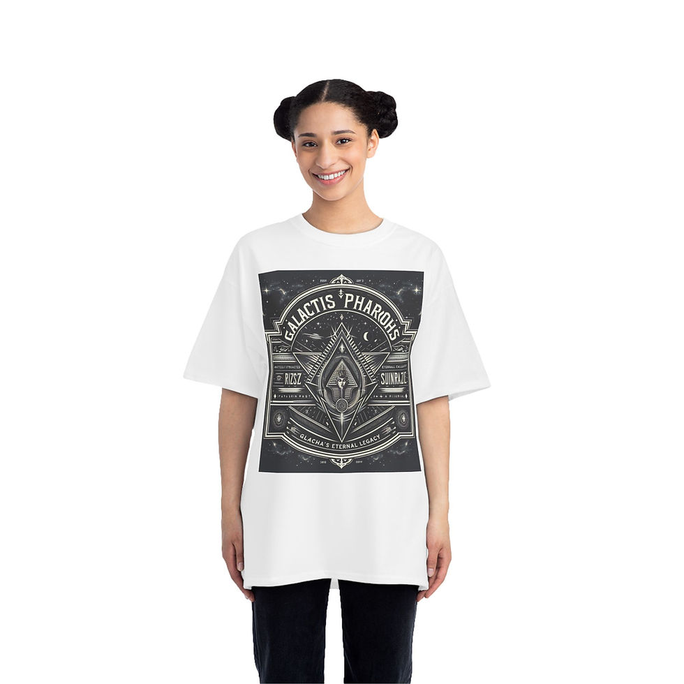 縮圖：Galactic Pharaohs Graphic T-Shirt - Cosmic Streetwear for Explorers