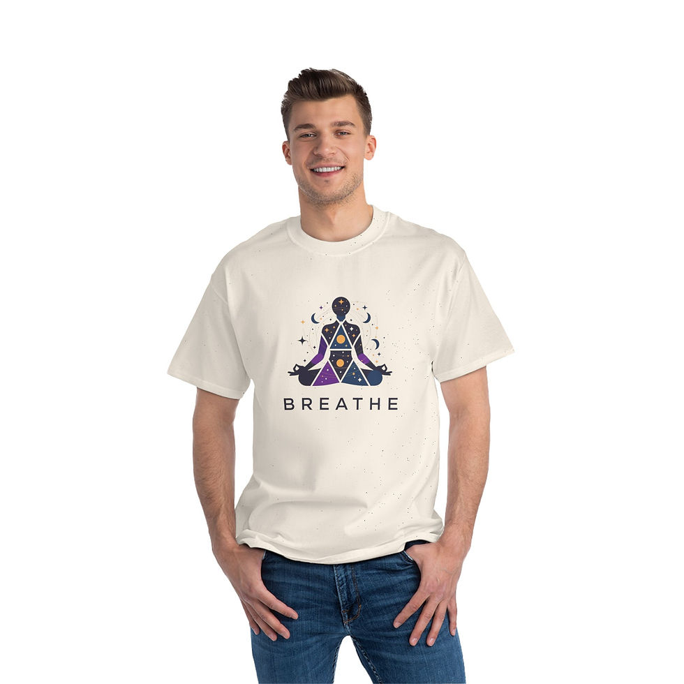 Thumbnail:  Breathe Shirt,Mindfulness Apparel, Spiritual Gift, Meditation Clothing