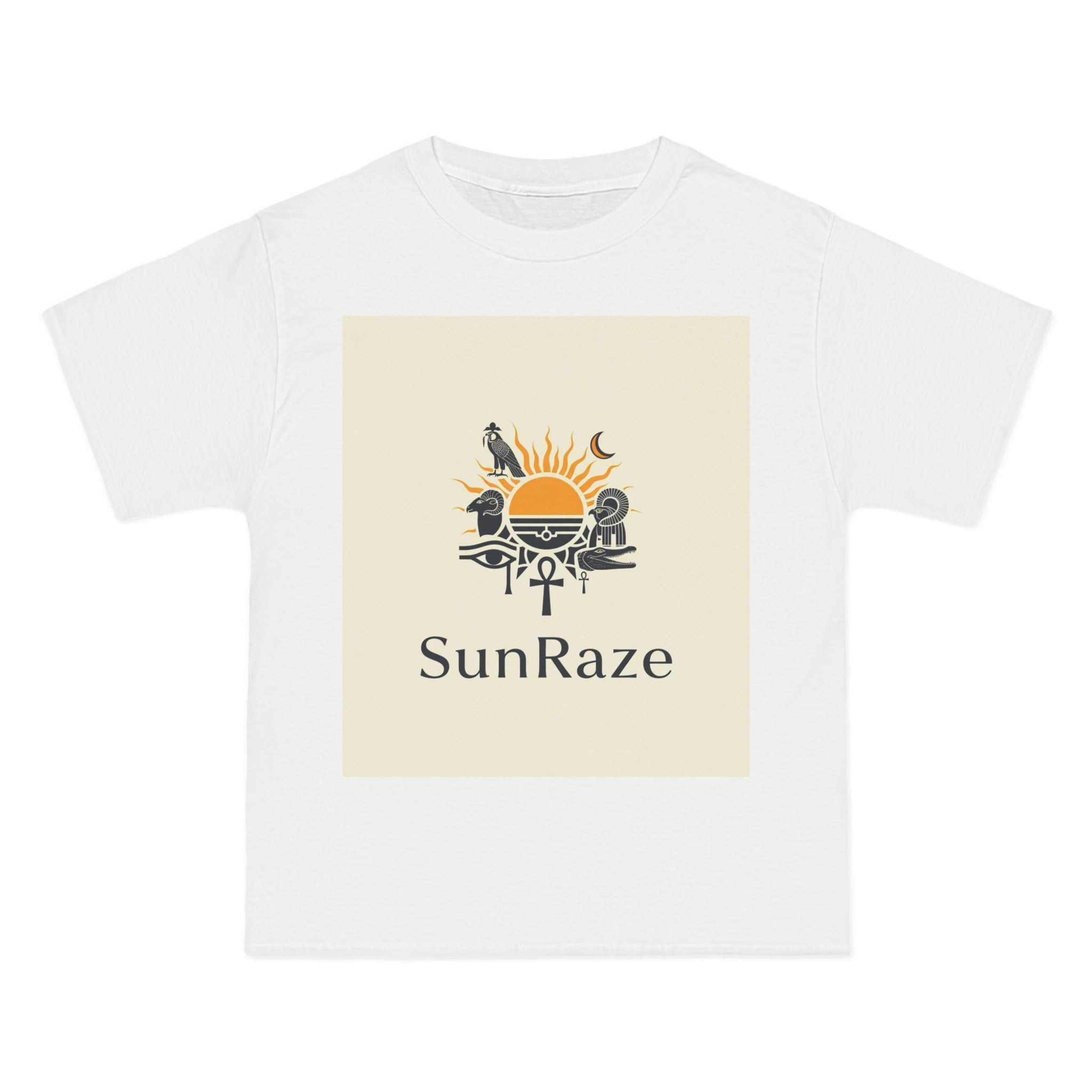 SunRaze Graphic T-Shirt, Egyptian Culture Tee, Unisex Casual Wear