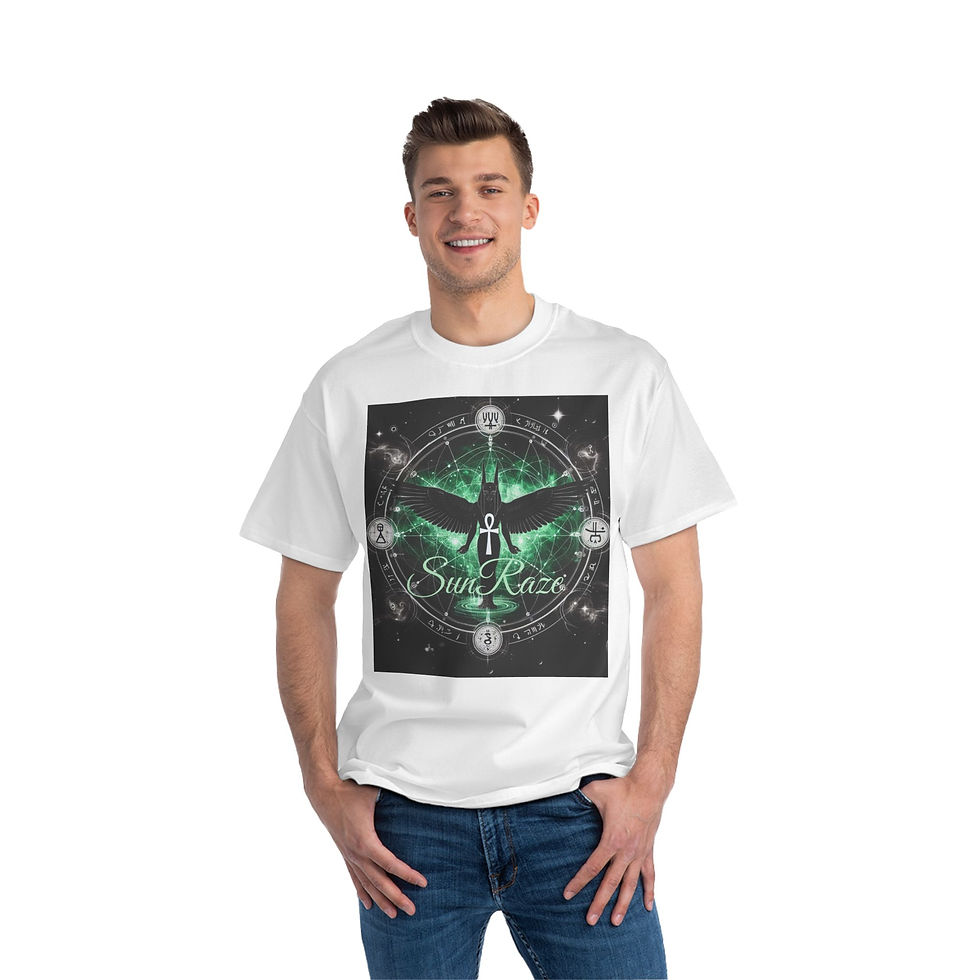 Thumbnail: Mystical SunRaze Short-Sleeve T-Shirt - Align Your Energy