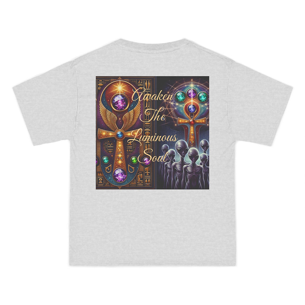 Thumbnail: Cosmic Awakening Alien T-Shirt - Spiritual Graphic Tee for Mindfulness