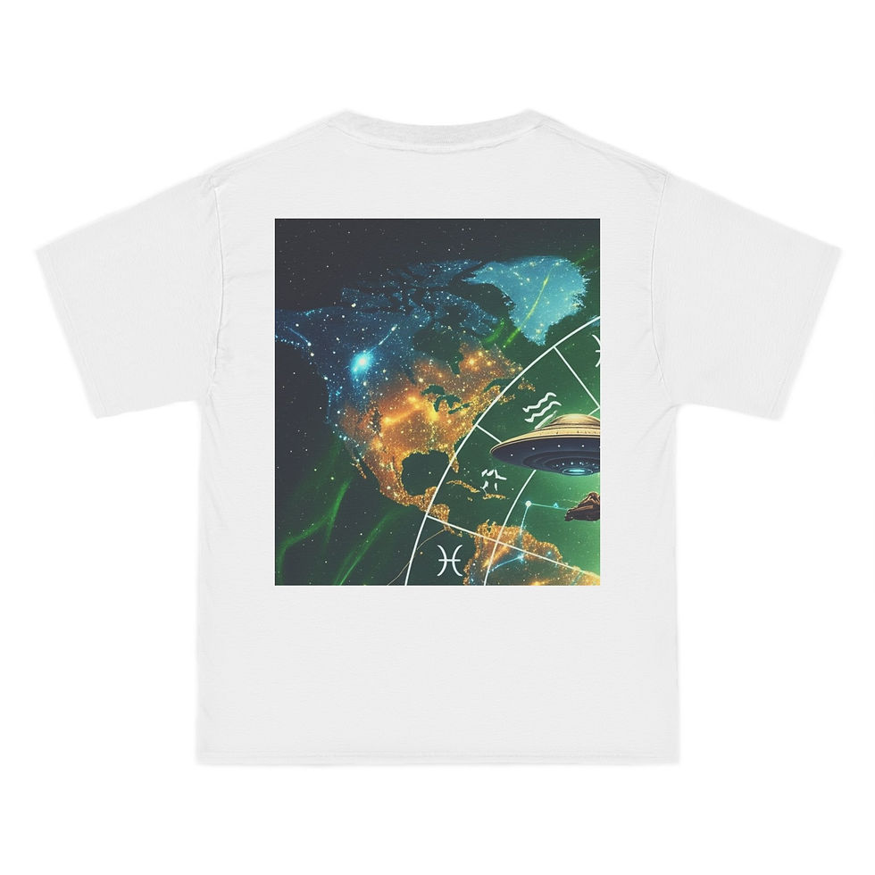 Thumbnail: Cosmic Adventure, Space Art Tee,  Perfect for UFO Enthusiasts