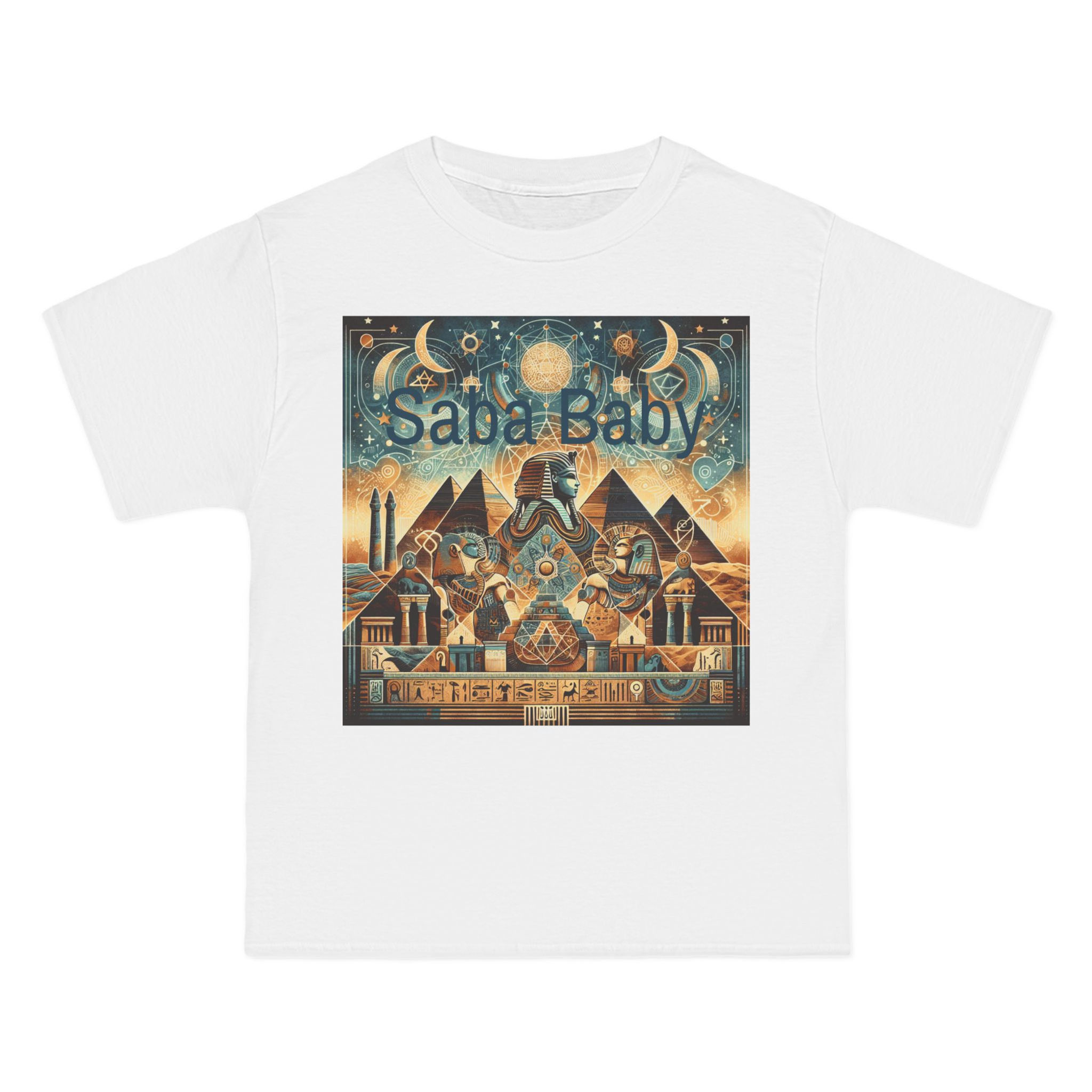 Retro Graphic T-Shirt - 'Saba Baby' & 'SunRaze' Design