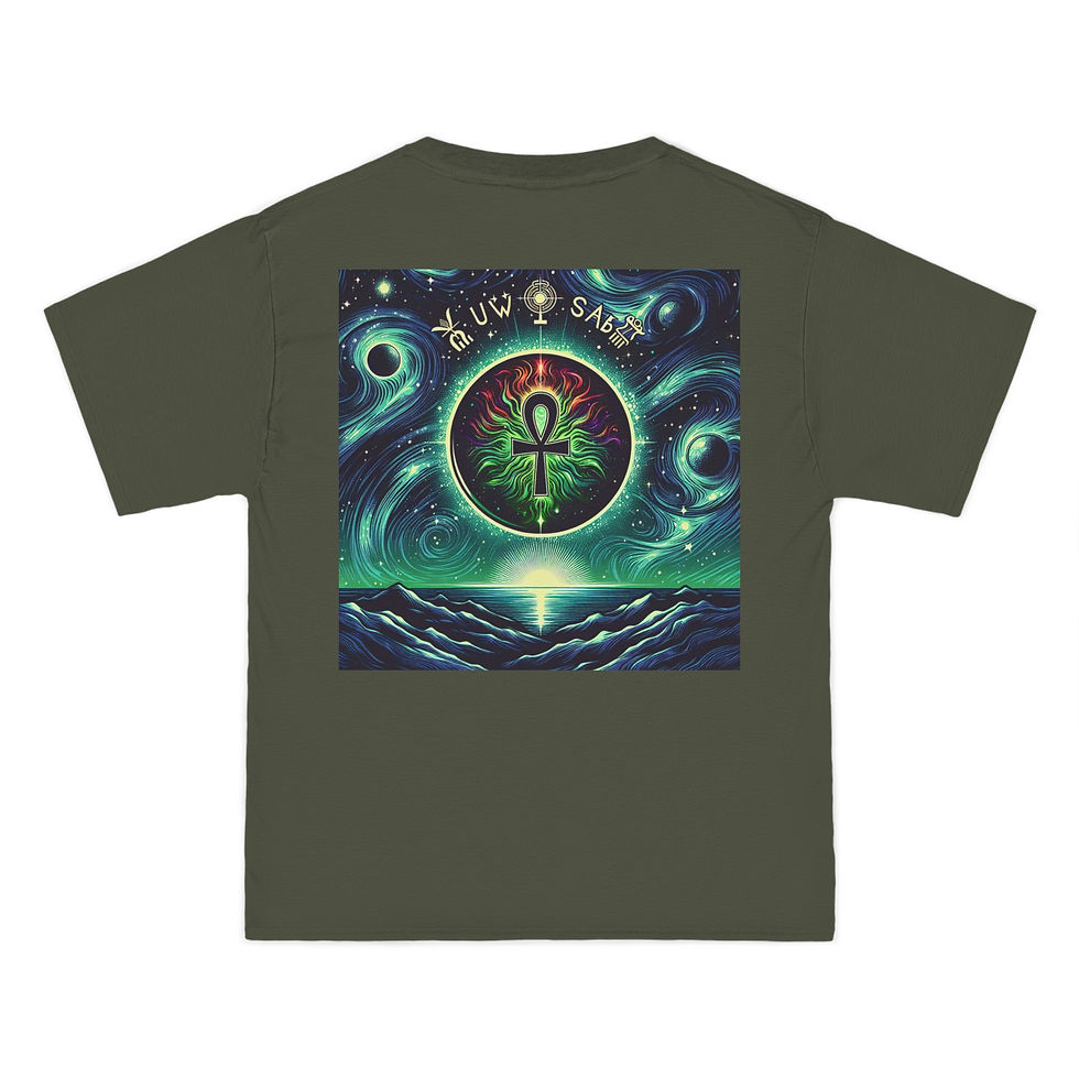 Thumbnail: Sunraze Graphic T-Shirt - Vibrant Spiritual Design for Dreamers