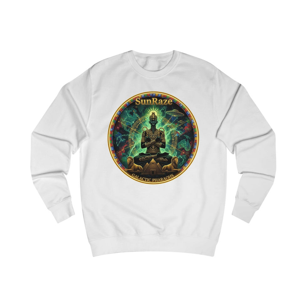 Thumbnail: Meditation Buddha Sweatshirt — SunRaze Spiritual Graphic Crewneck