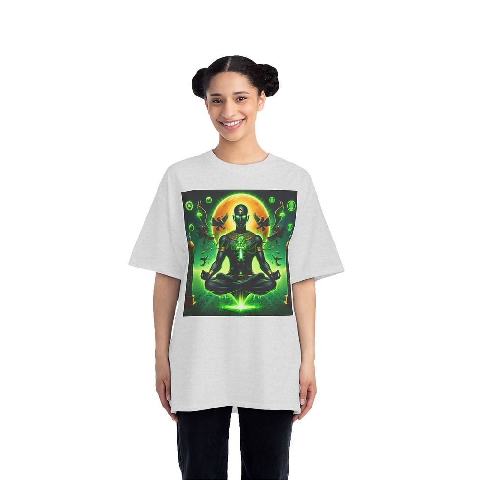 Thumbnail: Spiritual Energy Graphic T-Shirt - Meditation & Healing Vibes