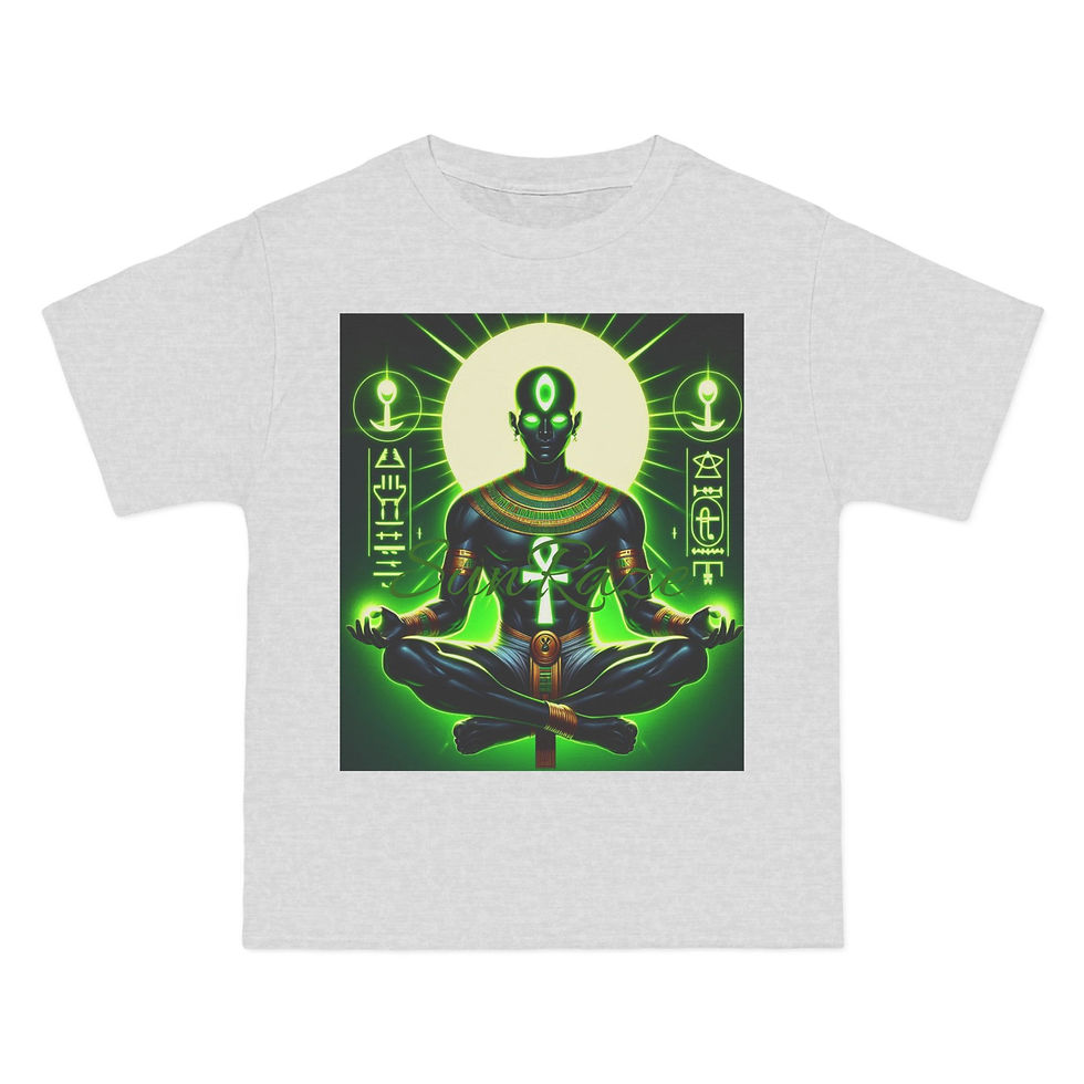 Thumbnail: Cosmic Vibes Short-Sleeve T-Shirt | Meditative Energy & Mystical Design