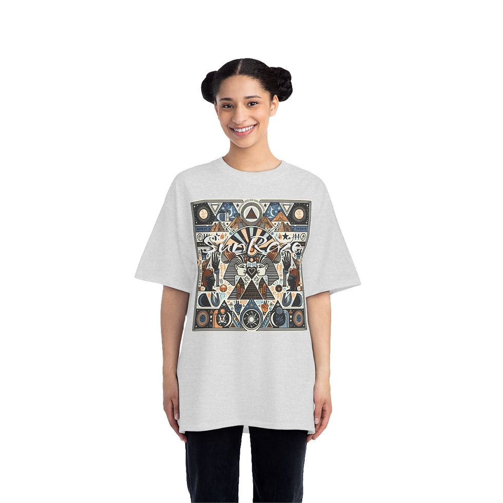 Thumbnail: Cosmic Vibes Short-Sleeve T-Shirt | Retro Space Art Design