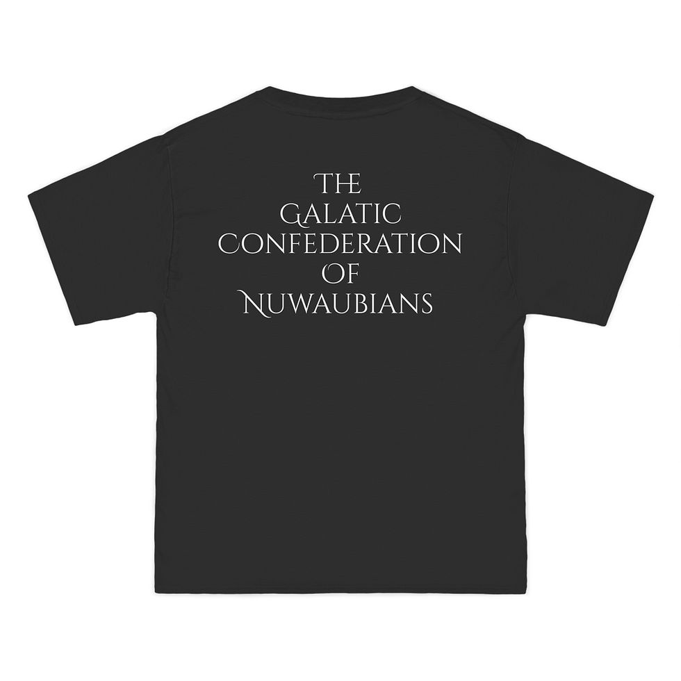 縮圖：Galactic Confederation T-Shirt - Cosmic Art Tee for Nuwaupians