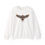 Thumbnail: Eagle Spread Crewneck Sweatshirt — 'Glitch God' Tribal Graphic
