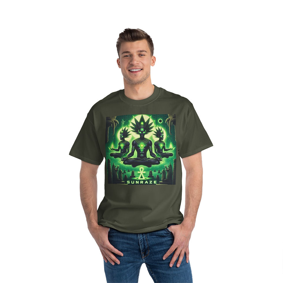 Thumbnail: Sunraze Graphic T-Shirt - Vibrant Spiritual Design for Dreamers