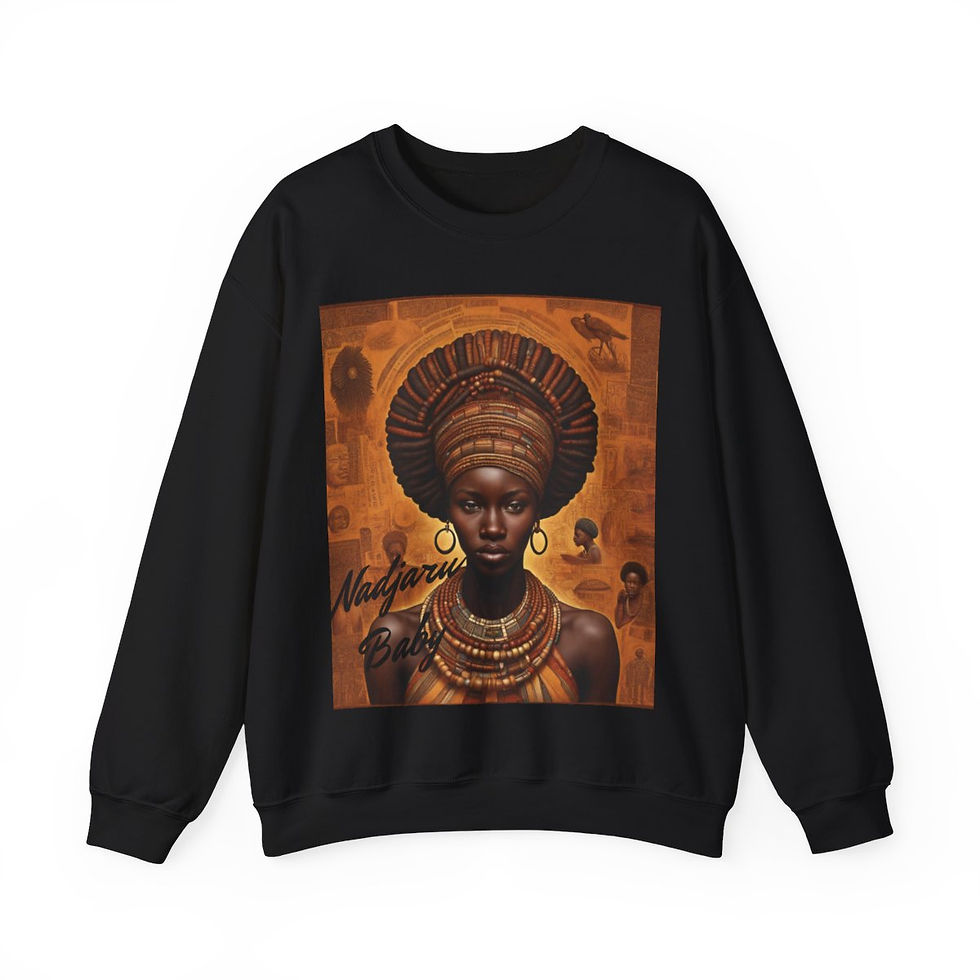 Thumbnail: SunRaze "Nadjaru Baby"Unisex Heavy Blend™ Crewneck Sweatshirt