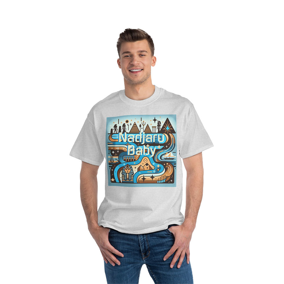 Thumbnail: Retro Graphic T-Shirt with 'Nadjaru Baby' & 'SunRaze' Prints