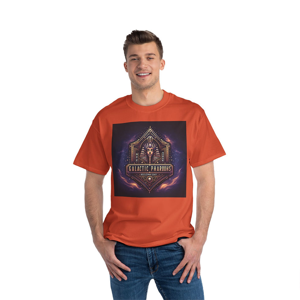 縮圖：Galactic Pharaohs Graphic T-Shirt | Short-Sleeve | Eye of Horus Design