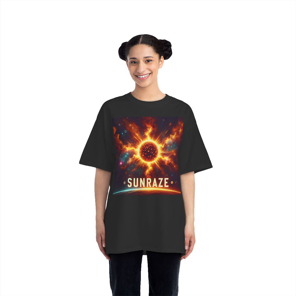 Thumbnail: Celestial Vibe T-Shirt for Sun Lovers, Cosmic Tee 