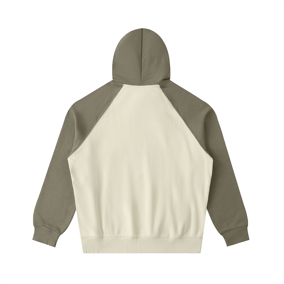 Thumbnail: SunRaze Color-Block Raglan Sleeve Hoodie