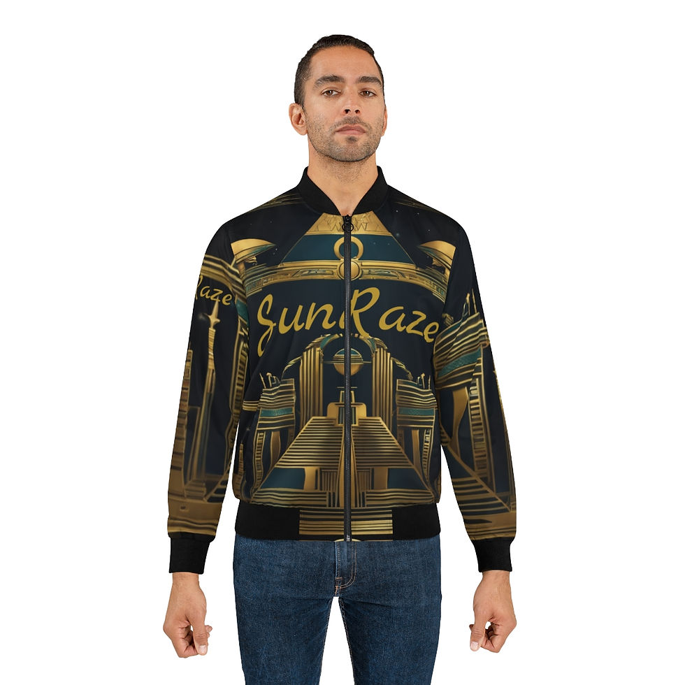 Thumbnail: SunRaze የወንዶች ቦምበር ጃኬት