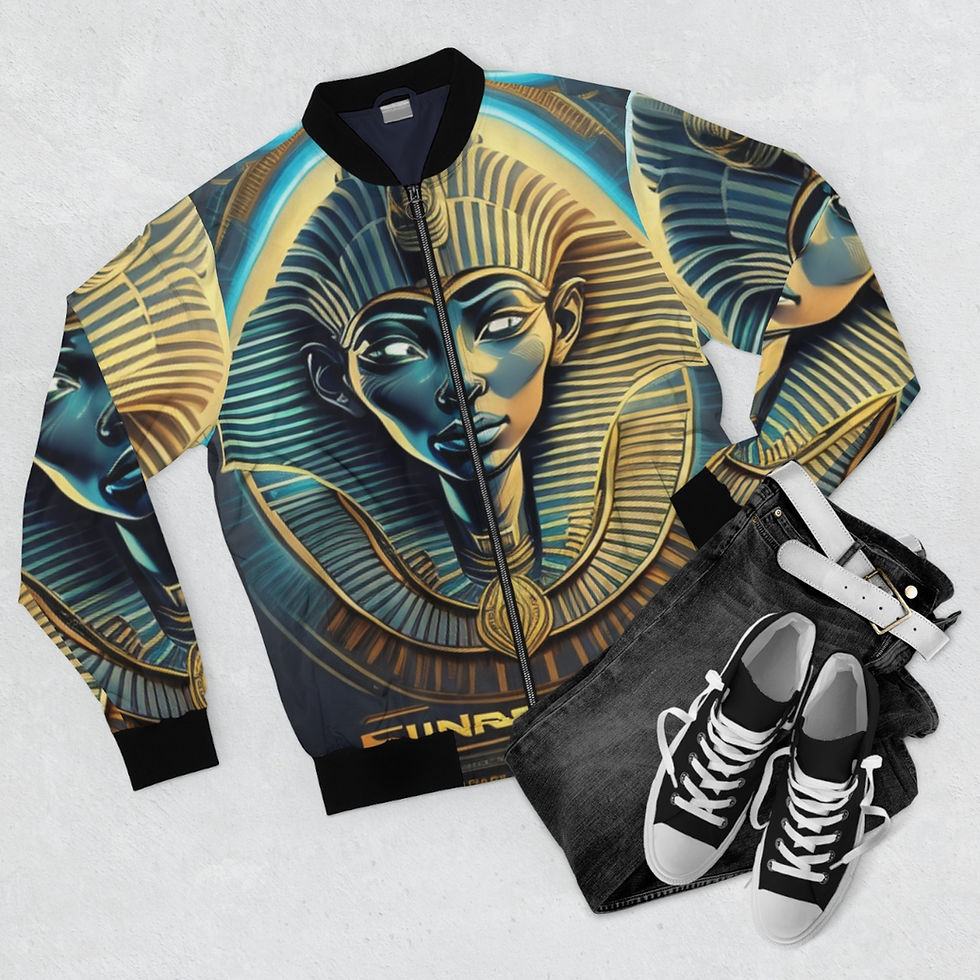 Thumbnail: SunRaze Men's Bomber Jacket 