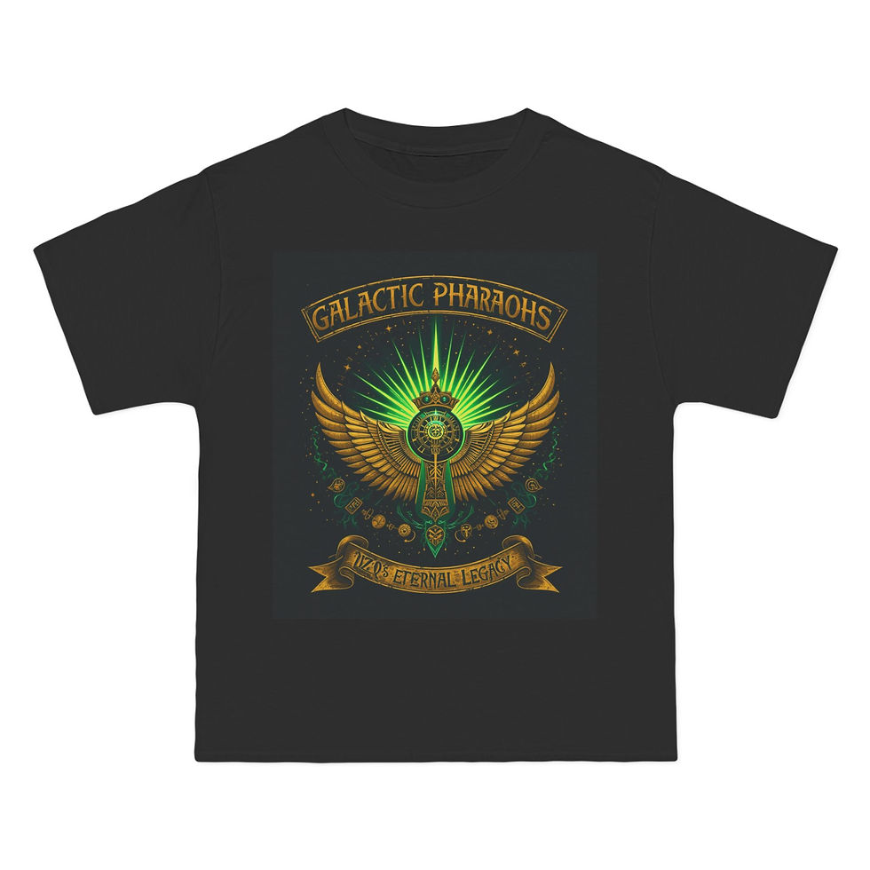 Thumbnail: Galactic Pharaohs T-Shirt - Legacy of the Sphinx Design