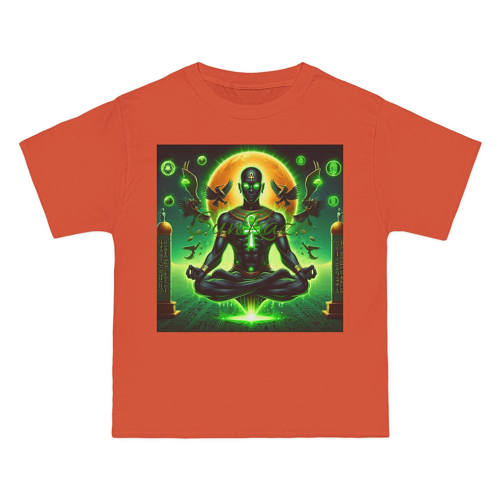 Thumbnail: Spiritual Energy Graphic T-Shirt - Meditation & Healing Vibes