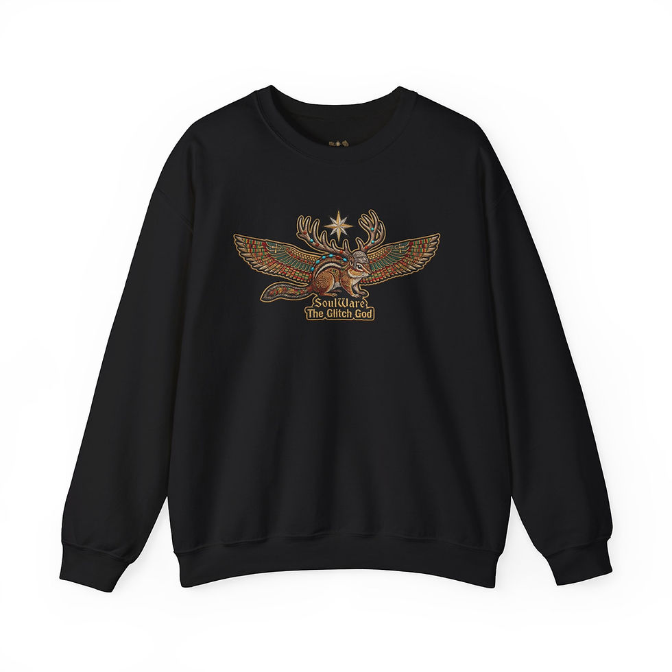 Thumbnail: Crewneck Sweatshirt — Vintage Eagle Graphic with 'Soul & Care The Coffee Guy'
