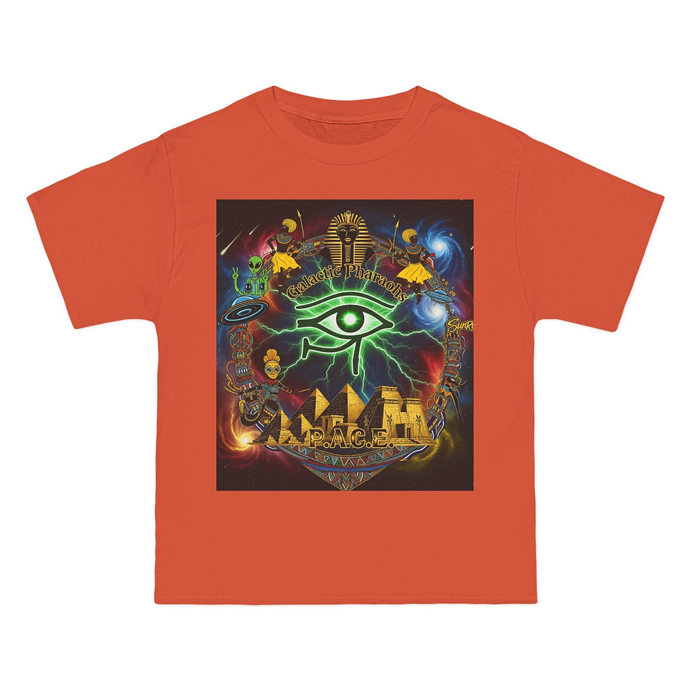 Thumbnail: Mystical Pharaoh Short-Sleeve Tee, Egypt-Inspired Shirt, Vintage Graphic T-Shirt