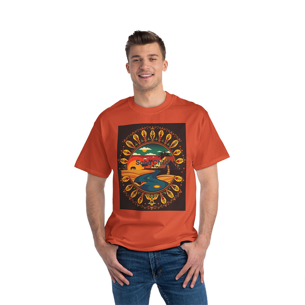 Thumbnail: Vintage-Inspired Graphic Tee - 'Sabachild' and 'SunRaze' Designs
