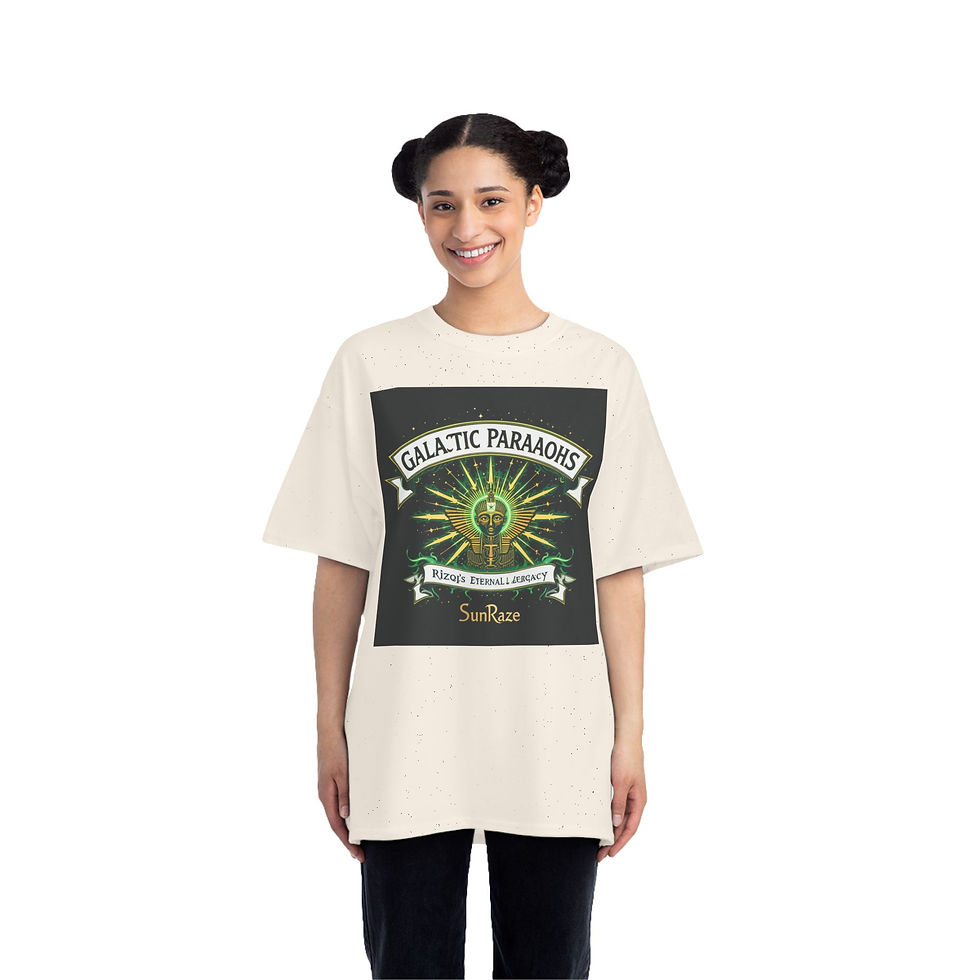 Thumbnail: Galactic Paraaohs Graphic Tee - Short Sleeve T-Shirt for Space Lovers