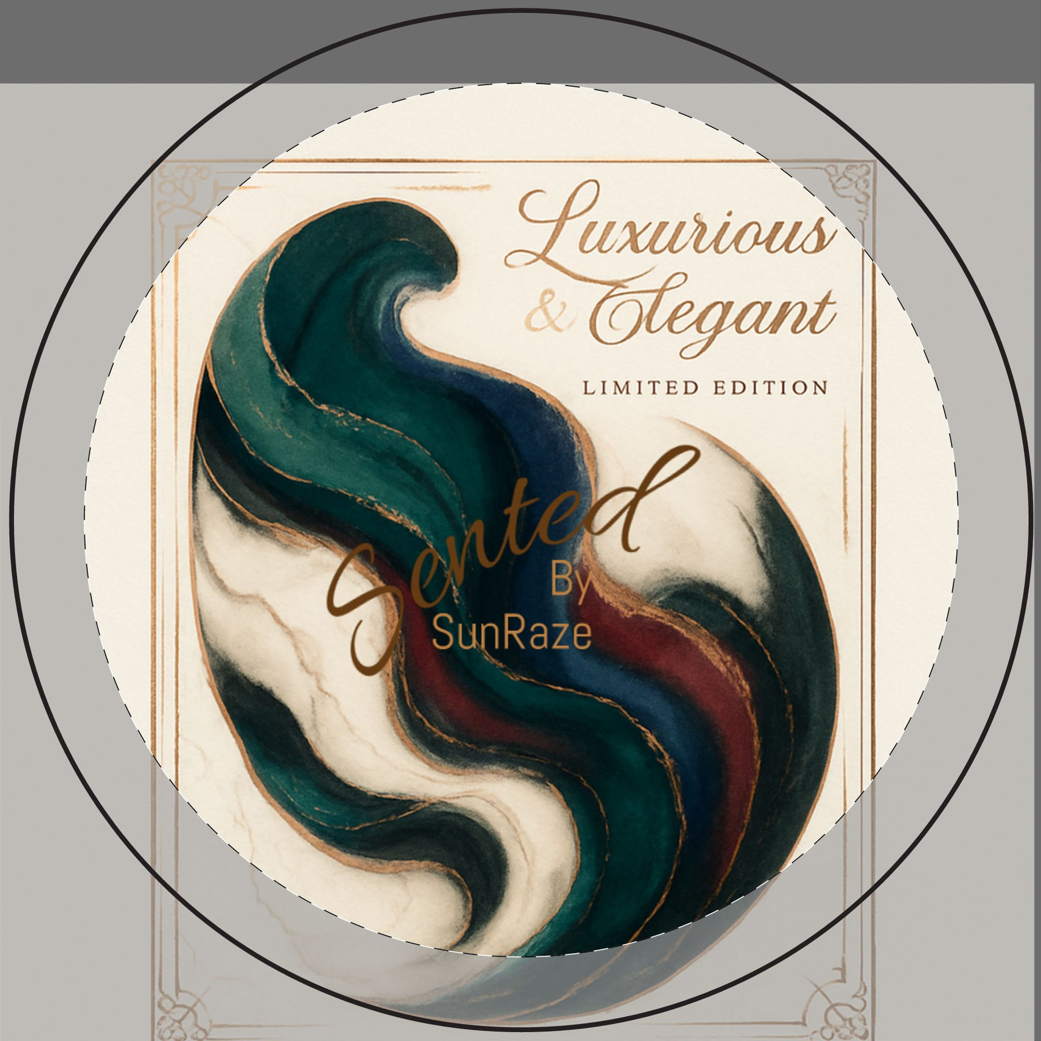 Luxury Engraved Soy Candle 14oz — ‘Luxurious & Elegant’ Scented Candle