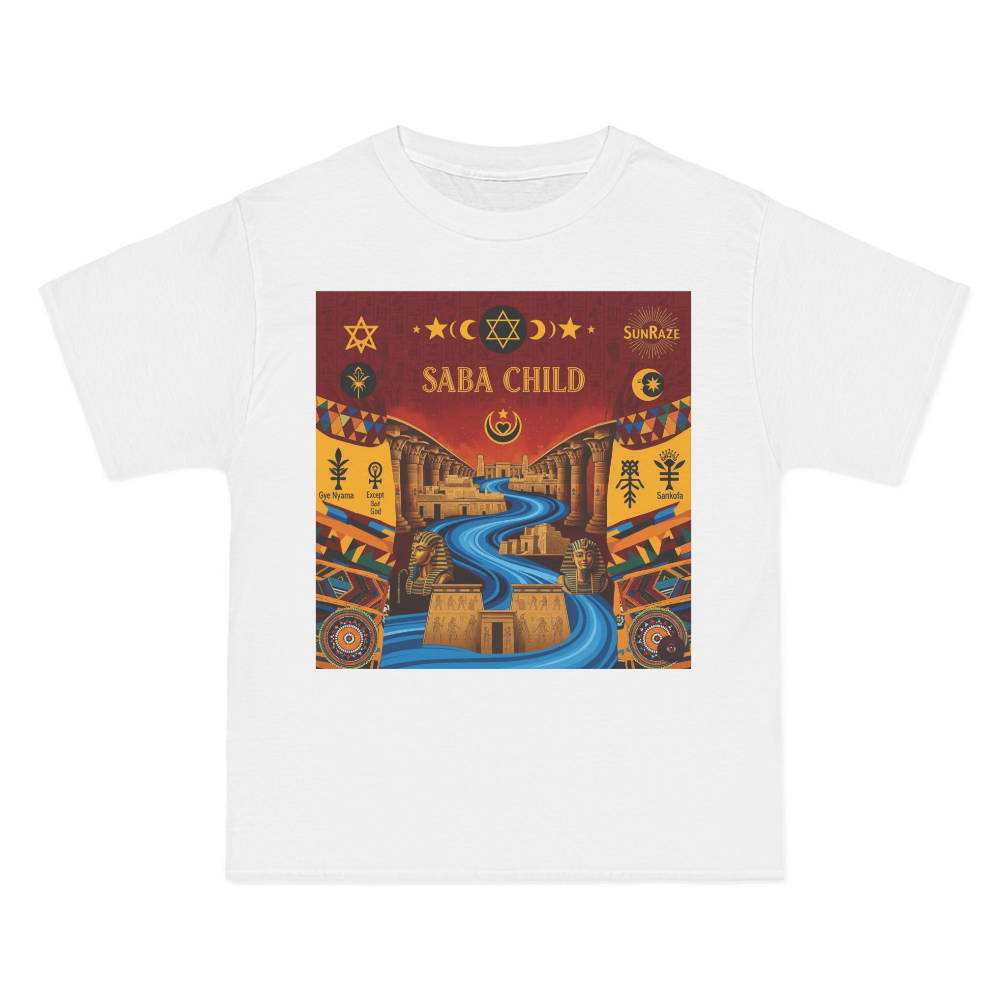 Saba Child Graphic Tee, Artistic T-Shirt, Cultural Apparel